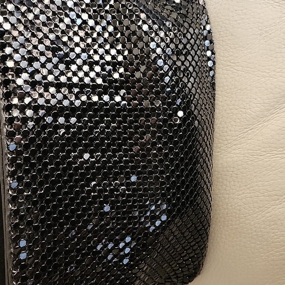 Whiting and David Black Metal Mesh Shoulder/CrossBody Clutch, $79 - Picture 3 of 7